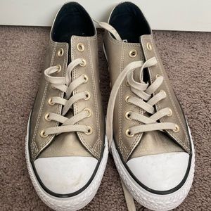 Special Edition Metallic Gold Converse
